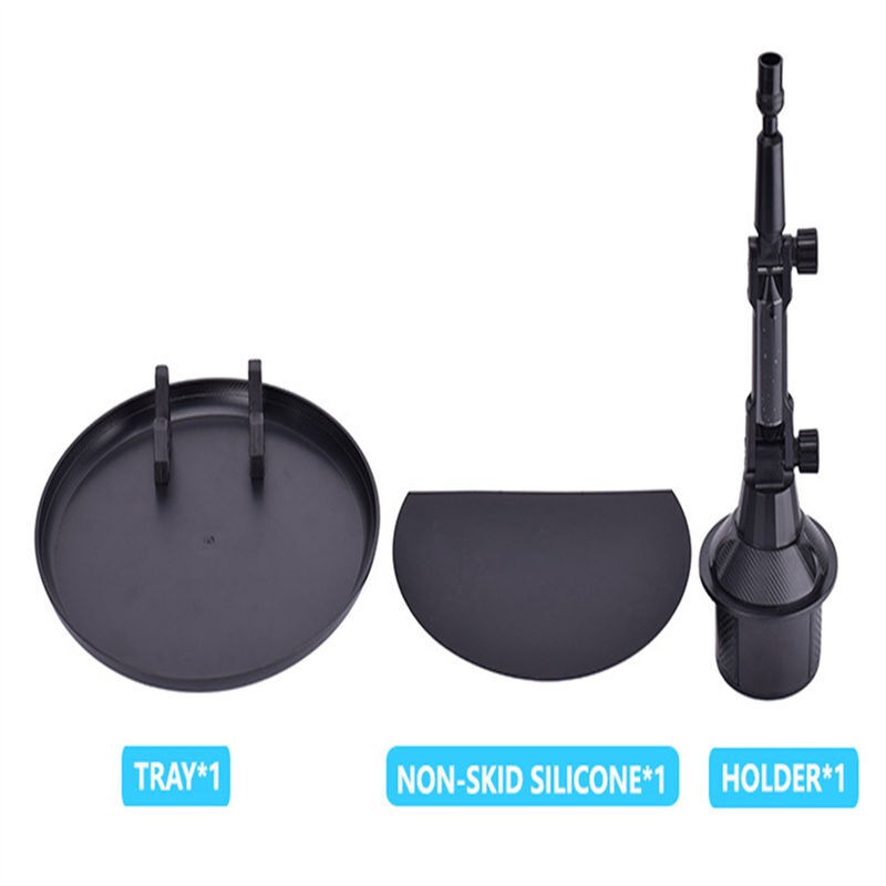 Adjustbale car cup holder dining tray small dining table - Image 4