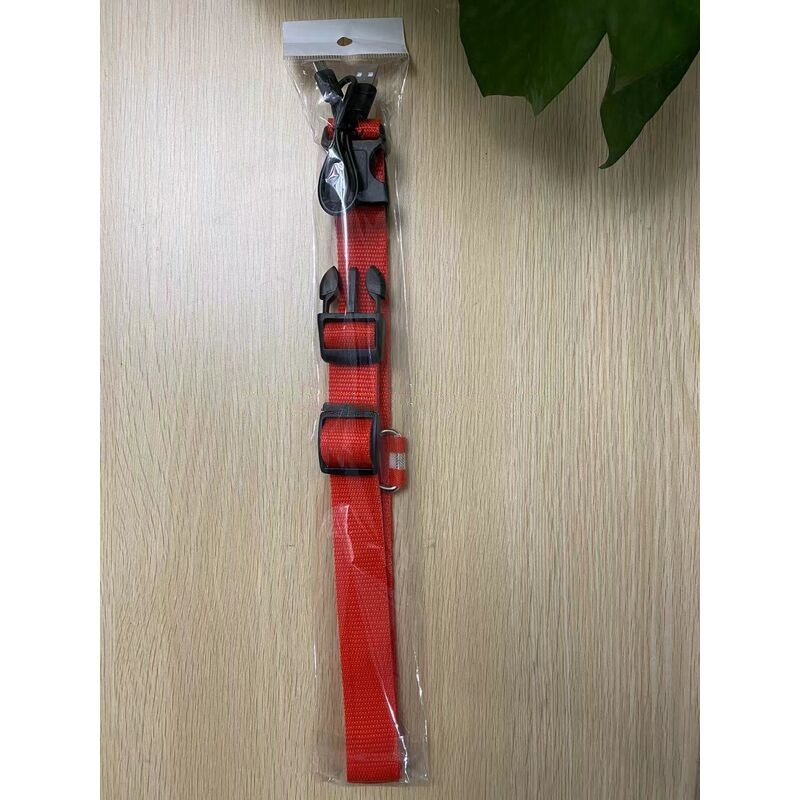 LED Dog Collar USB Rechargeable Luminous Glow in Dark Safety Pet Collar Breathable Nylon Reflective Pet Collars for dog and cat - Image 2