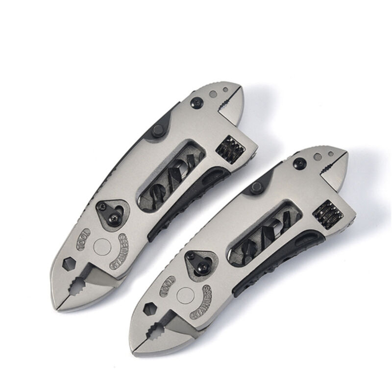 Multitool Wrench With 7 Tools/Pliers/Wire Cutter/Flat Screwdriver/Phillips Screwdriver