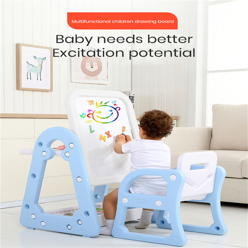 Children Adjustable Multi-Functional DIY Cardboard Painting Whiteboard - Image 6
