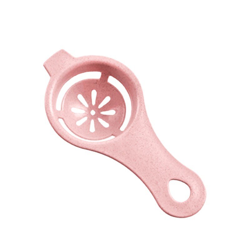 Wheat Straw Yolk Egg Separation Filter Kitchen Gadgets Egg Separator with Hook Design