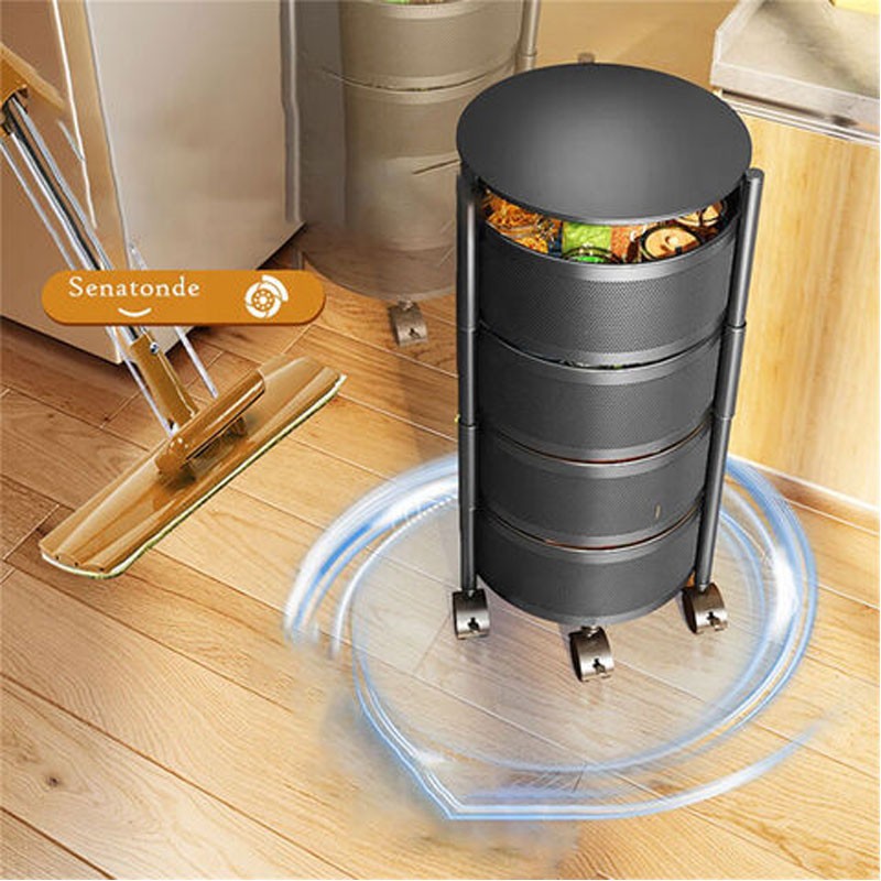 Stainless Steel Multi-layer Storage Holders Kitchen Accessories Kitchen Vegetable Rack Storage - Image 2