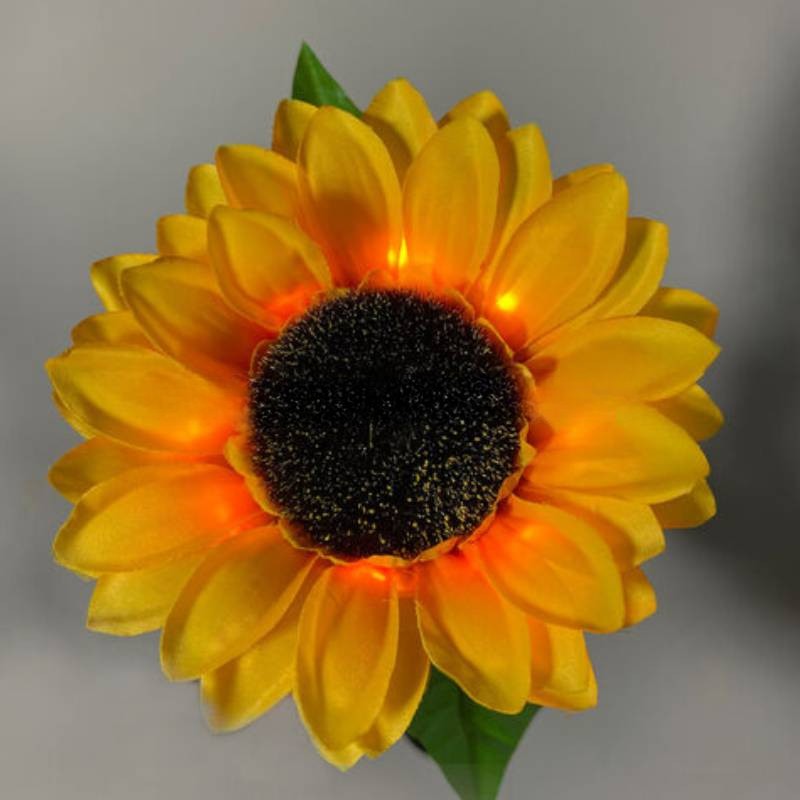 Environmentally friendly solar Sunflower Lamp outdoor courtyard decoration